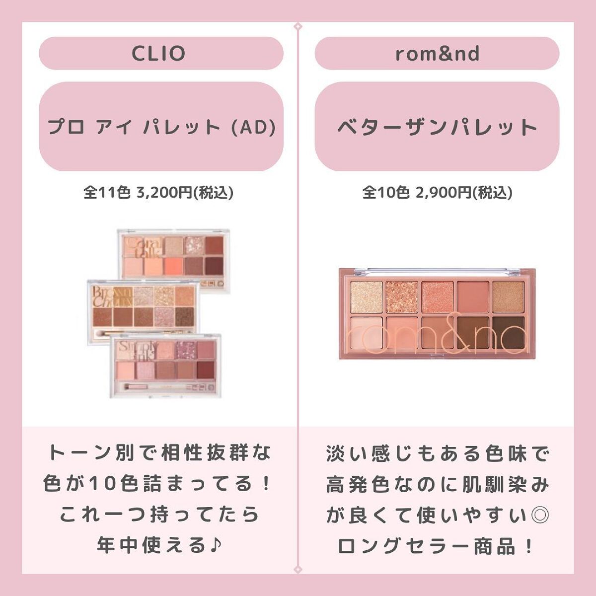 プロ アイ パレット/CLIO/アイシャドウパレットを使ったクチコミ（2枚目）