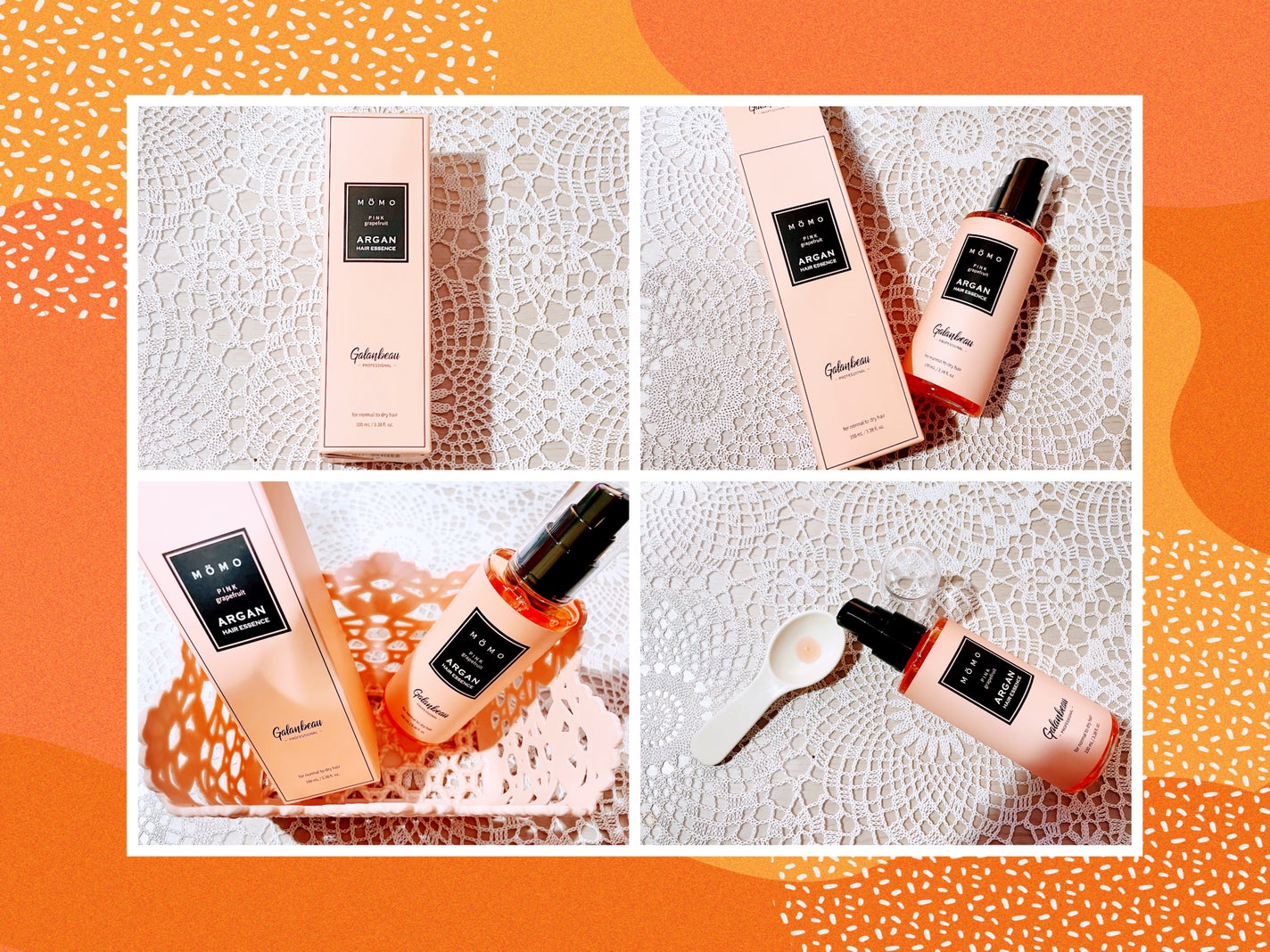 モモアルガンヘアエッセンス/ガランビュー/ヘアオイルを使ったクチコミ(4枚目)