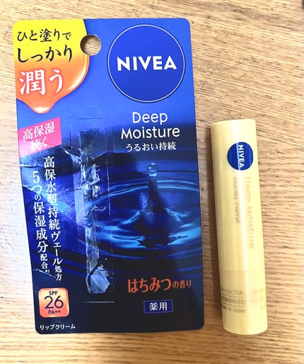 ニベア ディープモイスチャーリップ/ニベア/リップクリームを使ったクチコミ(1枚目)