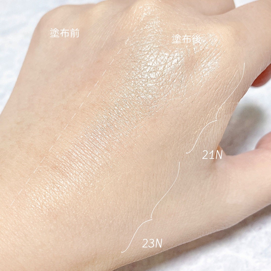 ブリージンググロークッション/Healus/クッションファンデーションを使ったクチコミ(3枚目)