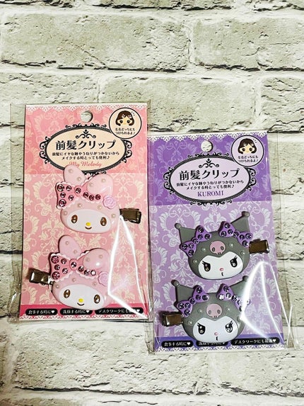 前髪クリップ/サンリオ/ヘアアクセサリーを使ったクチコミ(1枚目)