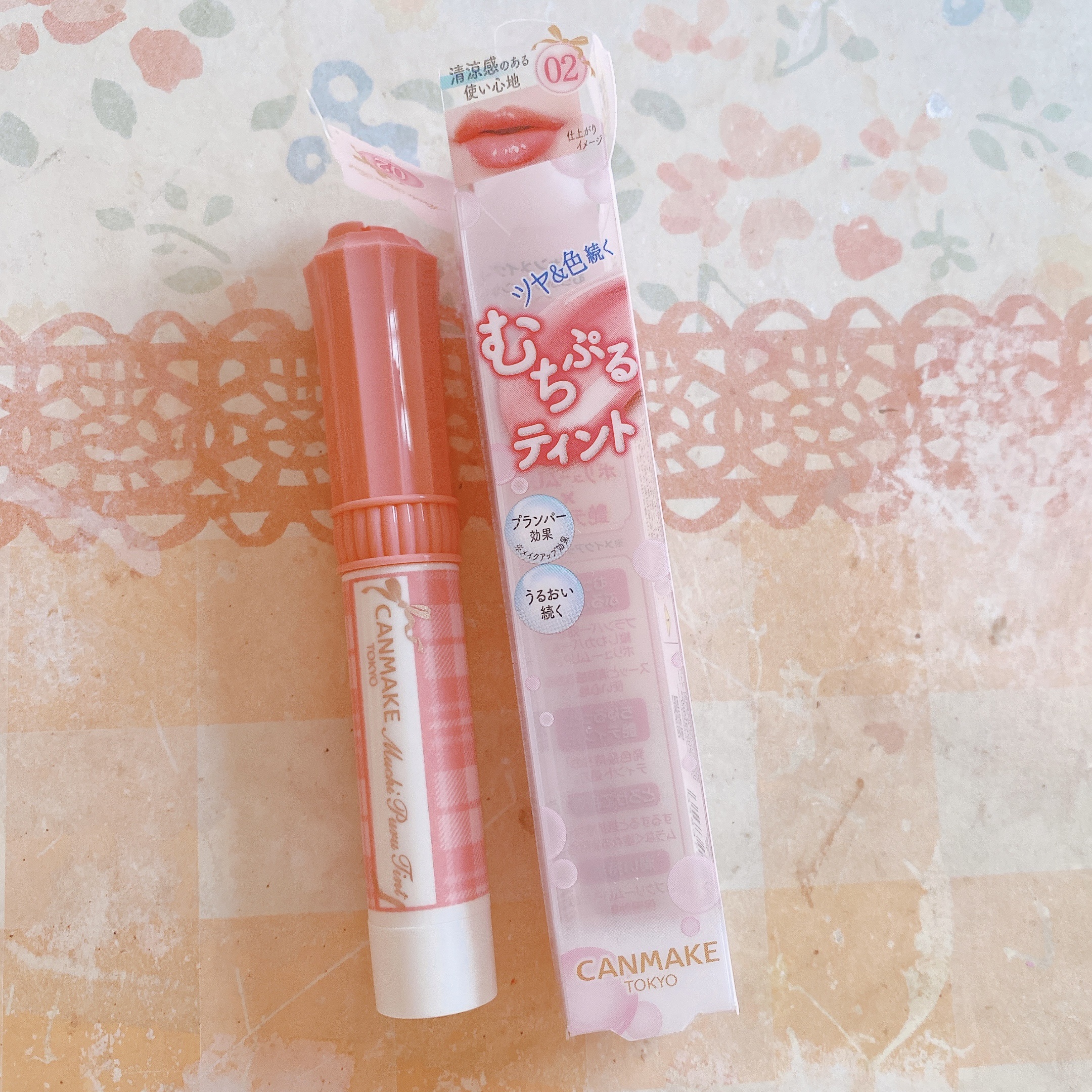 むちぷるティント/キャンメイク/リップティントを使ったクチコミ（2枚目）
