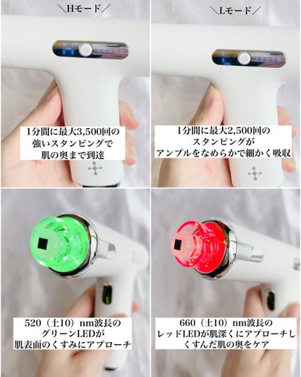 メリタンショットガン/セルオロジー/美顔器・マッサージを使ったクチコミ(5枚目)