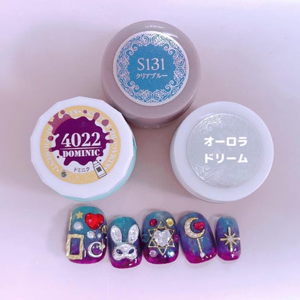 なかやまちえこ on LIPS 「masquerade🌙365日ネイル258日め⠀⠀パーツはPR..」(3枚目)