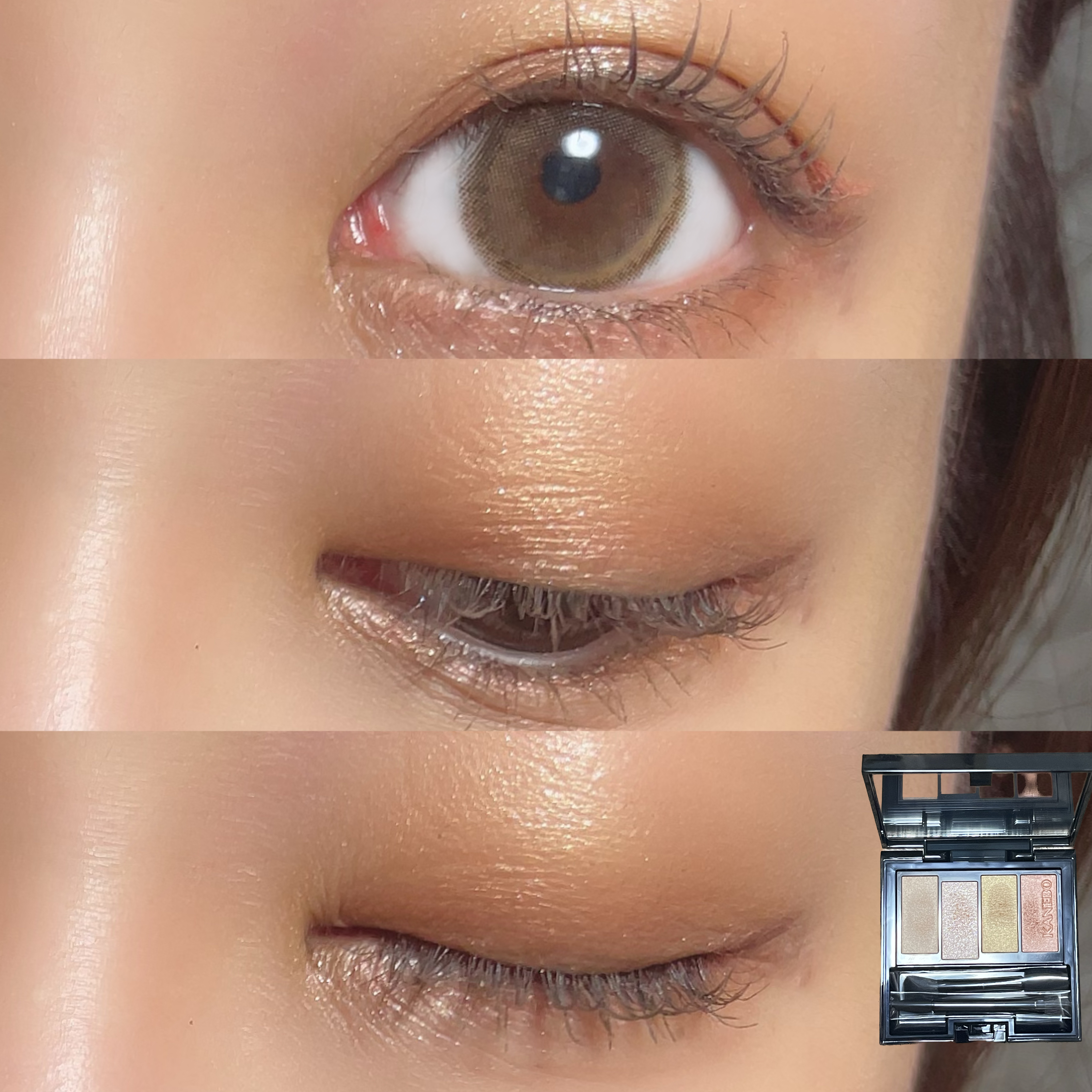 カラードシャドウ/KANEBO/アイシャドウパレットを使ったクチコミ（1枚目）