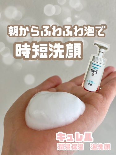 潤浸保湿 泡洗顔料 本体 150ml /キュレル/泡洗顔を使ったクチコミ（1枚目）