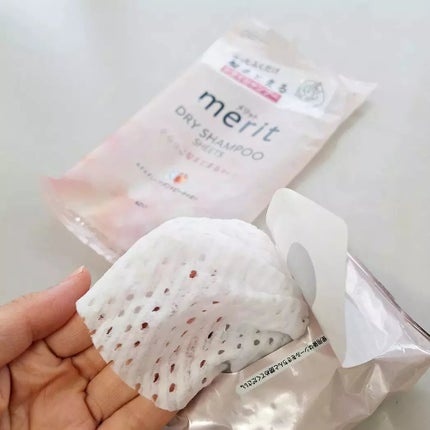 メリット ドライシャンプーシート すっきり爽快タイプ/メリット/ドライシャンプーを使ったクチコミ(8枚目)