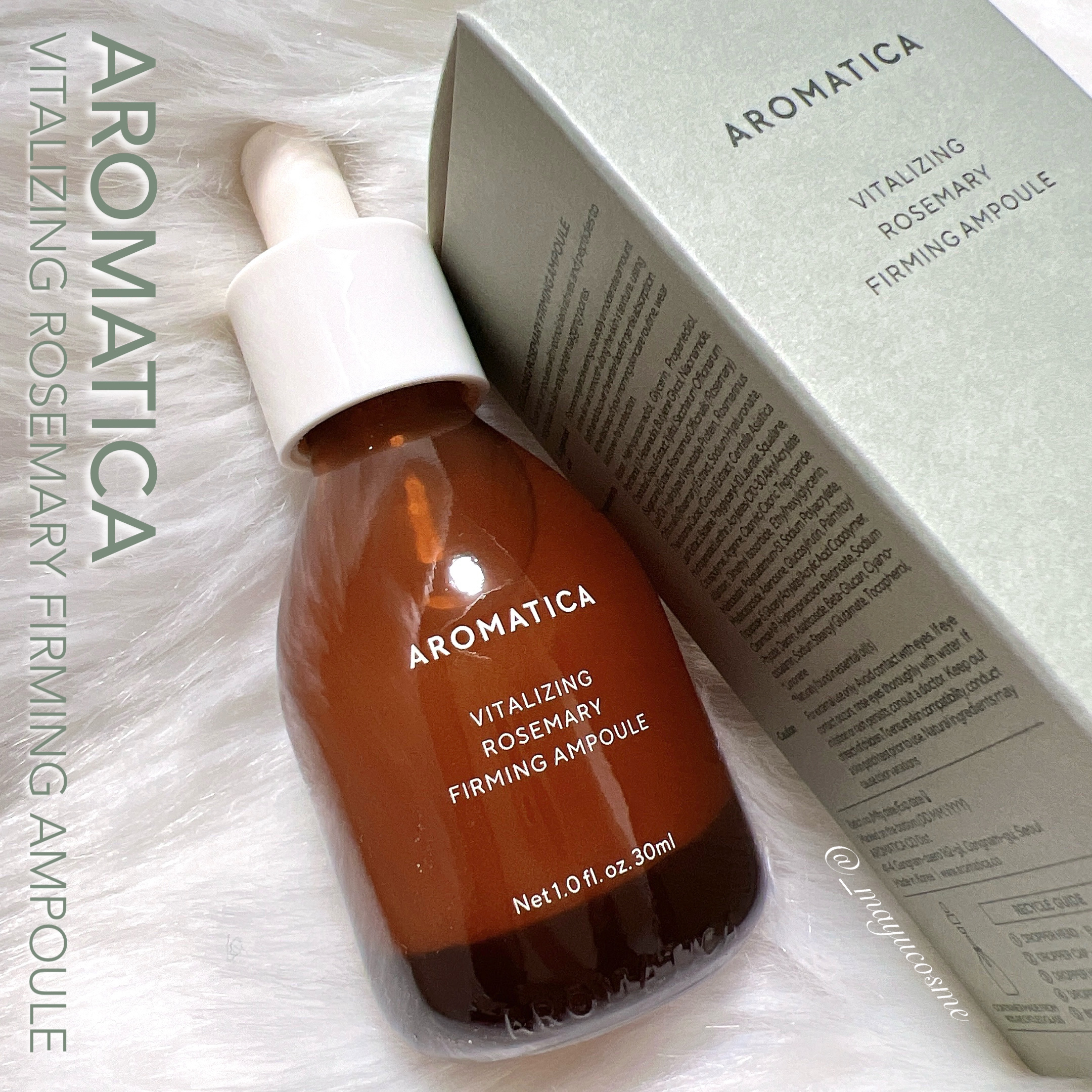 バイタライジング ローズマリー ファーミング アンプル/AROMATICA/美容液を使ったクチコミ（1枚目）