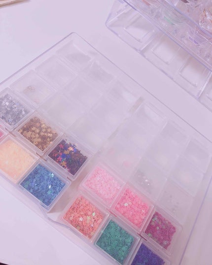 3段式クリアーケース/DAISO/その他化粧小物を使ったクチコミ(2枚目)