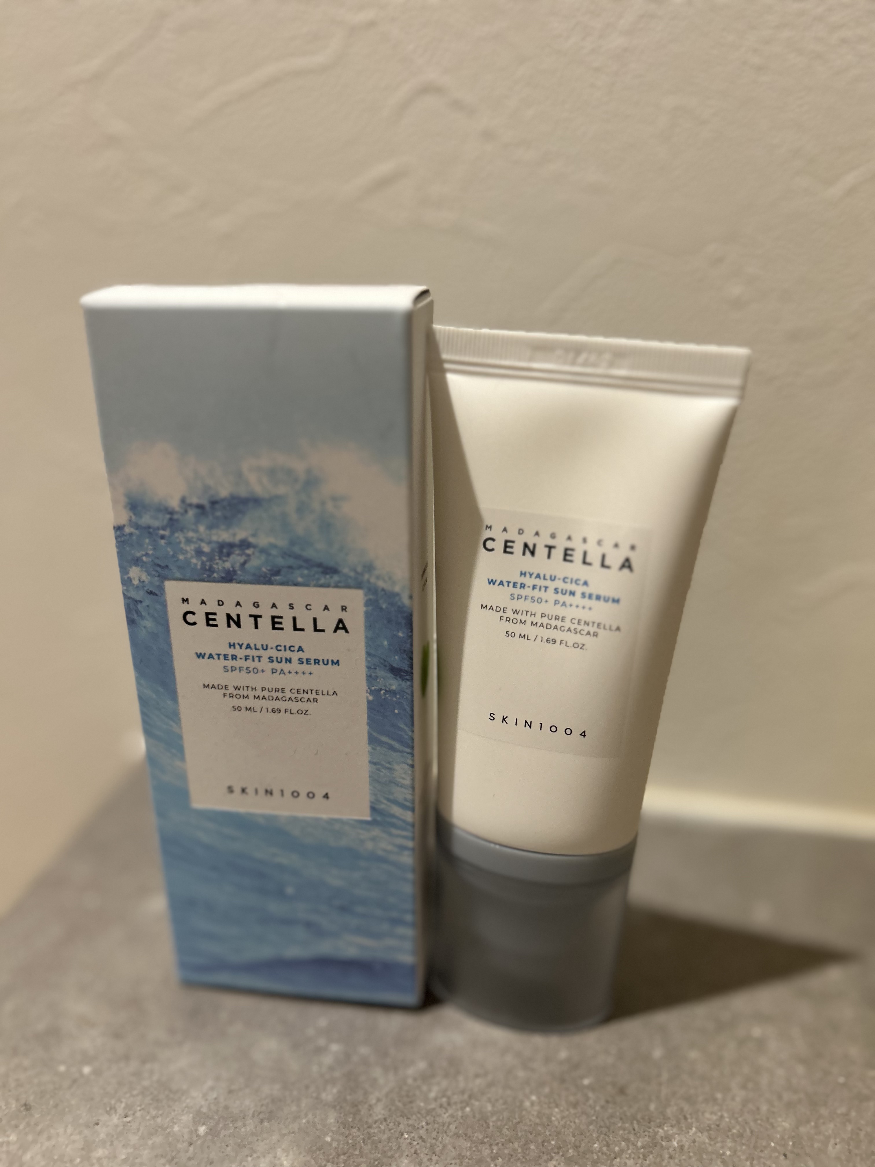 ヒアルーシカ ウォーターフィット サンセラム/SKIN1004/日焼け止めローションを使ったクチコミ（1枚目）