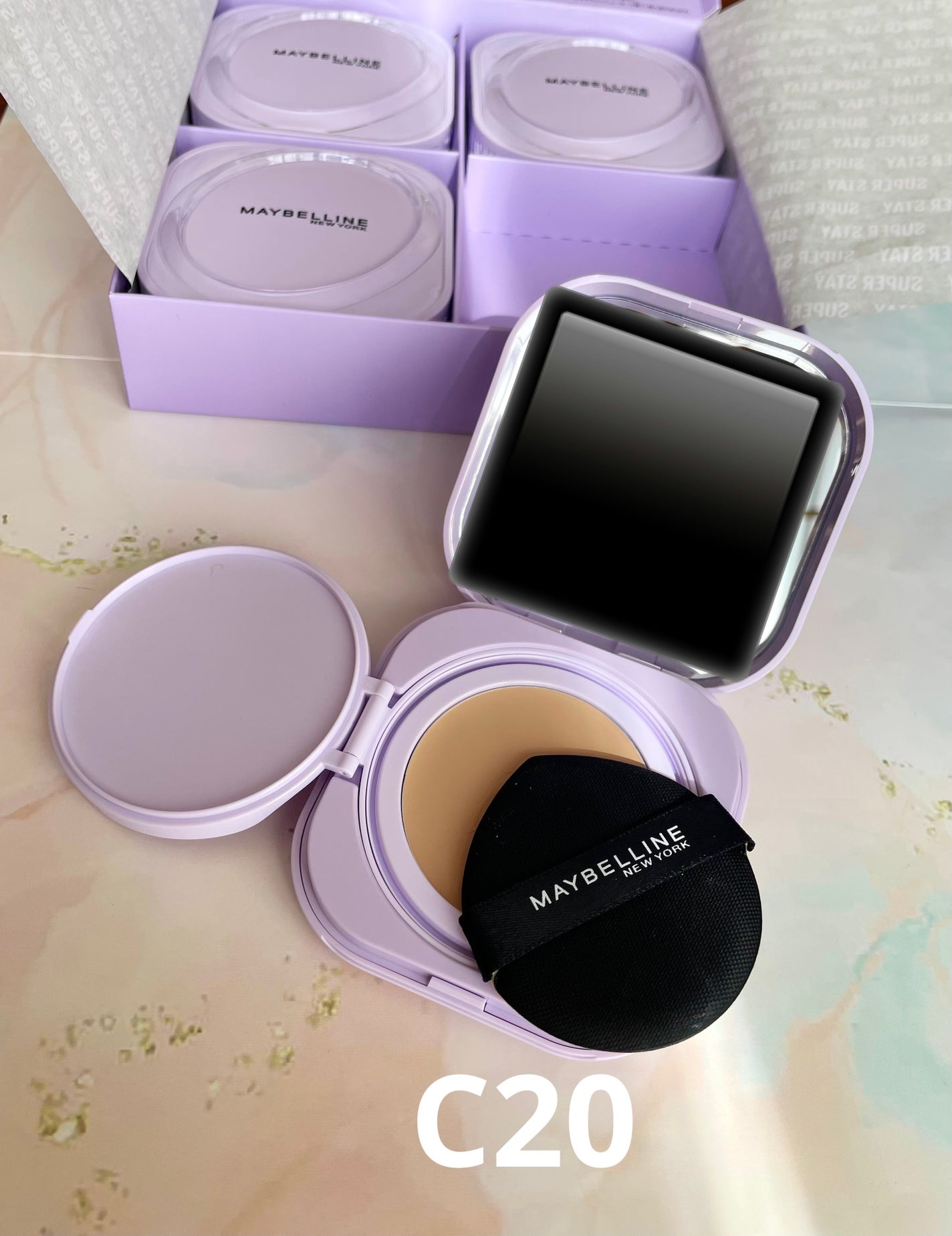 SPステイ クリームパクト ファンデーション/MAYBELLINE NEW YORK/クリーム・エマルジョンファンデーションを使ったクチコミ(3枚目)