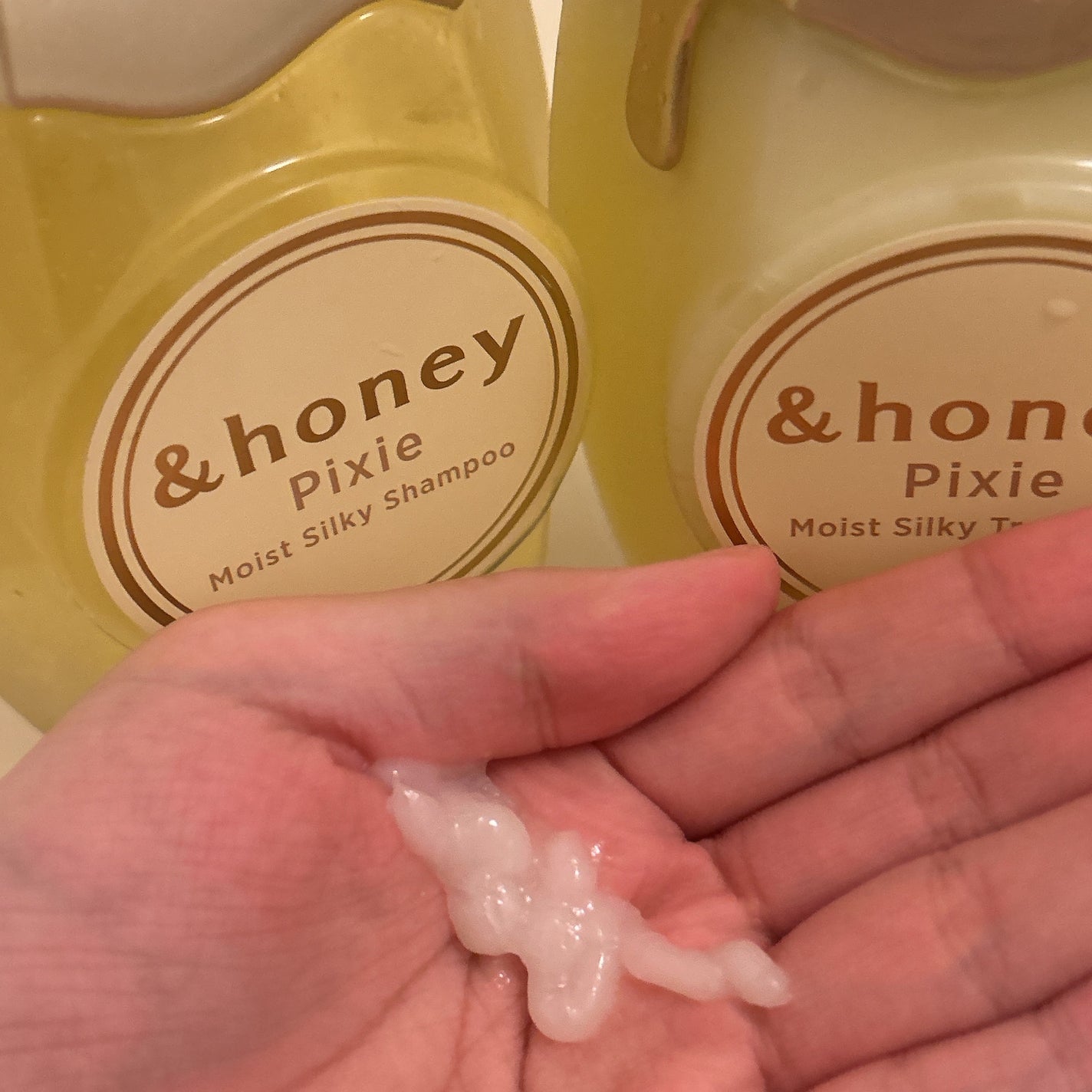 アンドハニー ピクシー モイストシルキー シャンプー1.0/ヘアトリートメント2.0/&honey/市販シャンプーを使ったクチコミ(7枚目)