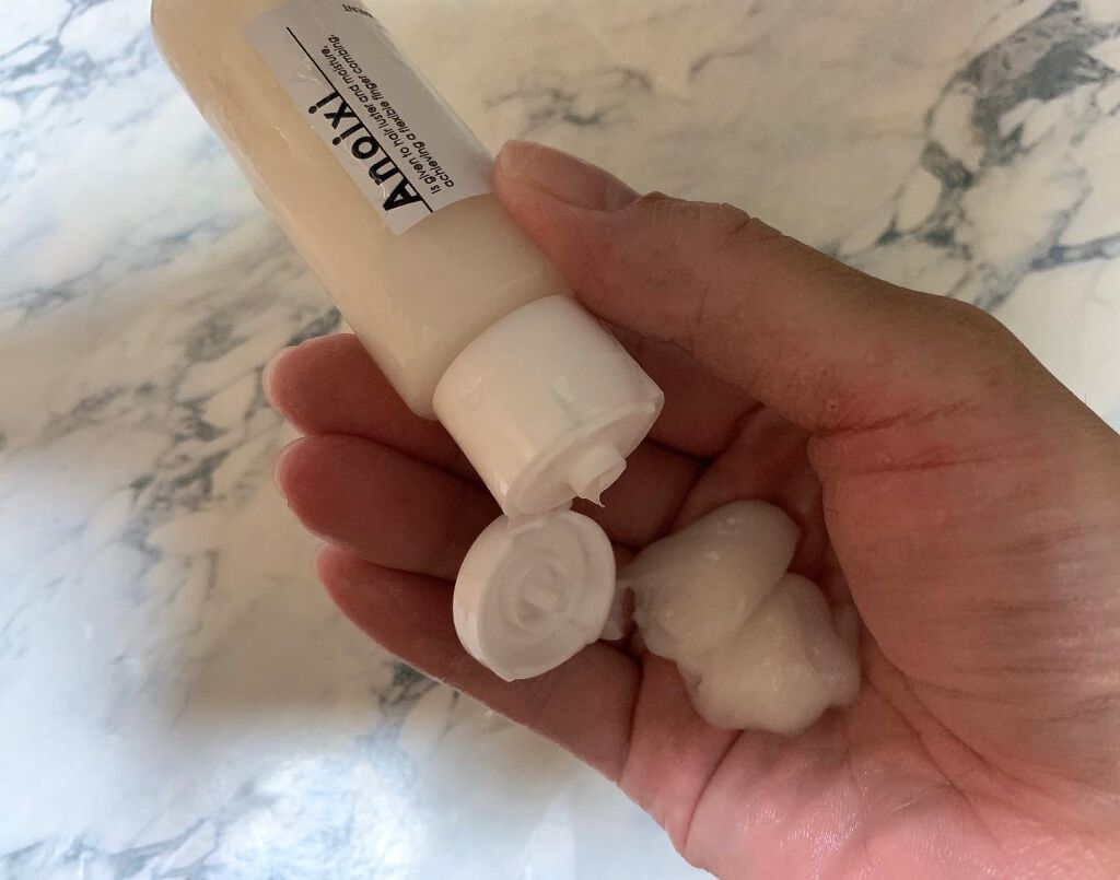 トリートメント モイスト/Anoixi/洗い流すヘアトリートメントを使ったクチコミ（3枚目）