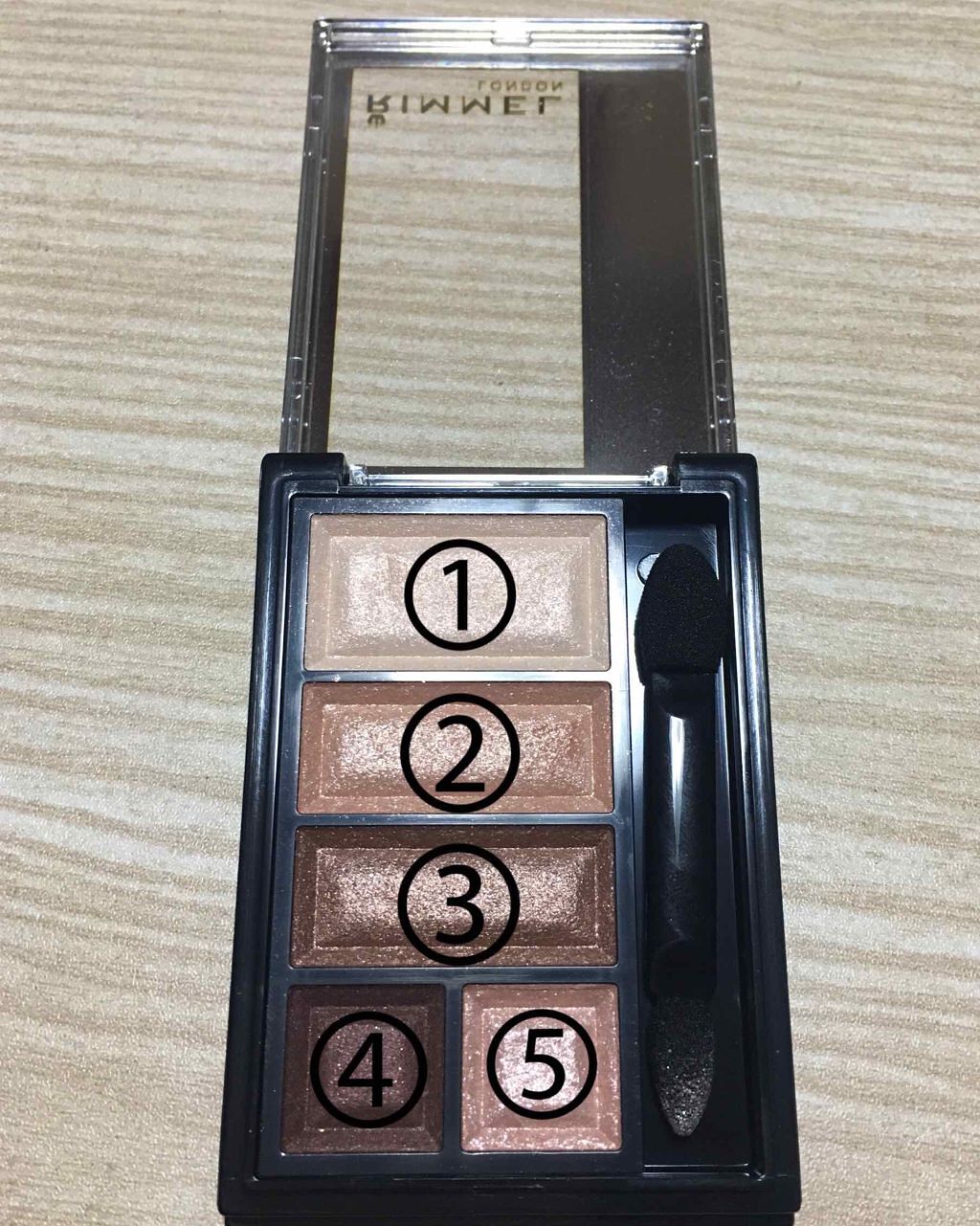 ショコラスウィート アイズ/リンメル ロンドン/アイシャドウパレットを使ったクチコミ(2枚目)