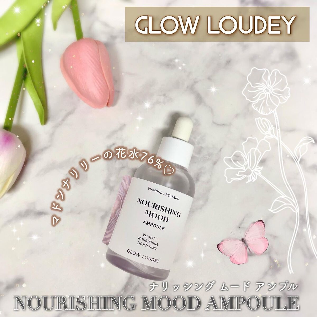 ナリッシングムードアンプル/GLOW LOUDEY/美容液を使ったクチコミ（1枚目）