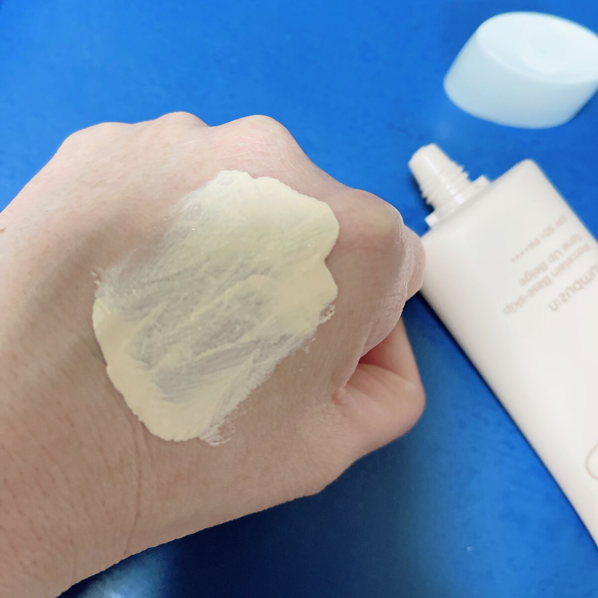 3番 ノーファンデ陶器肌トーンアップクリーム/numbuzin/化粧下地を使ったクチコミ(3枚目)