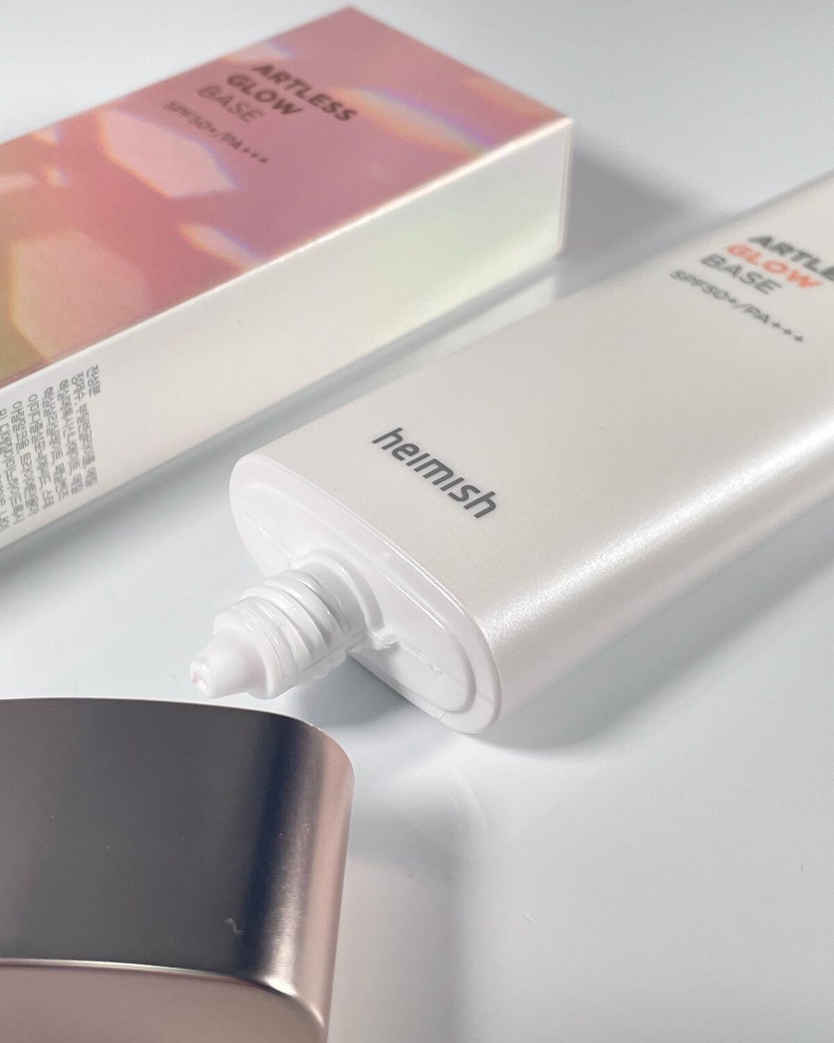 アートレスグロウベース/heimish/化粧下地を使ったクチコミ(9枚目)