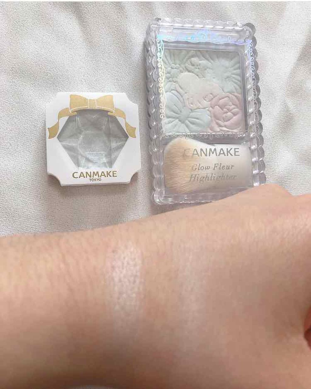 グロウフルールハイライター/キャンメイク/パウダーハイライトを使ったクチコミ(2枚目)