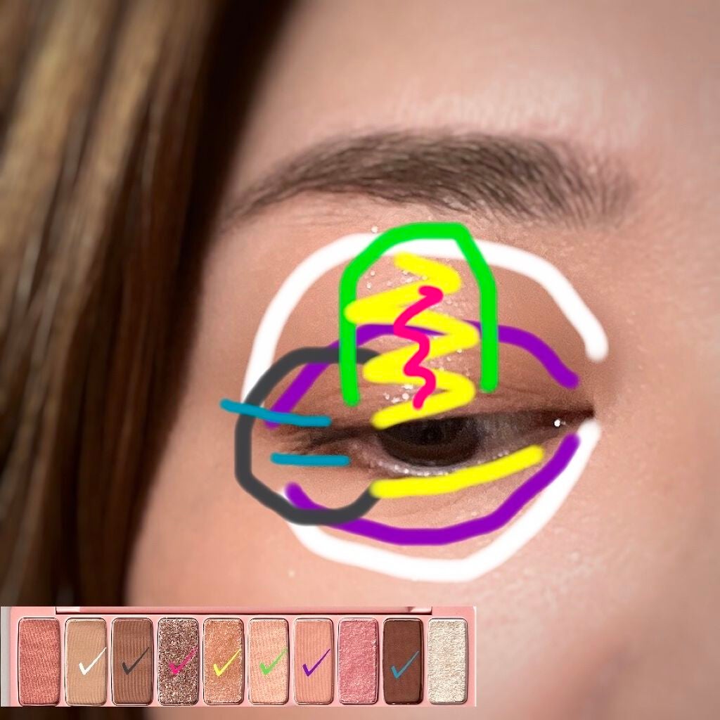 プレイカラー アイシャドウ/ETUDE/アイシャドウパレットを使ったクチコミ(4枚目)