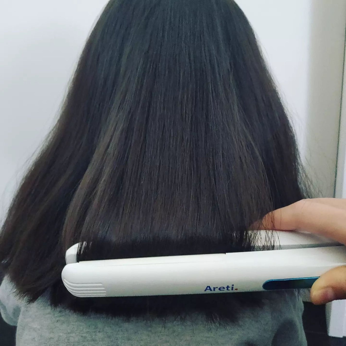 オールマイティ 純セラミックハイブリッド ストレートアイロン/Areti./ストレートアイロンを使ったクチコミ(6枚目)