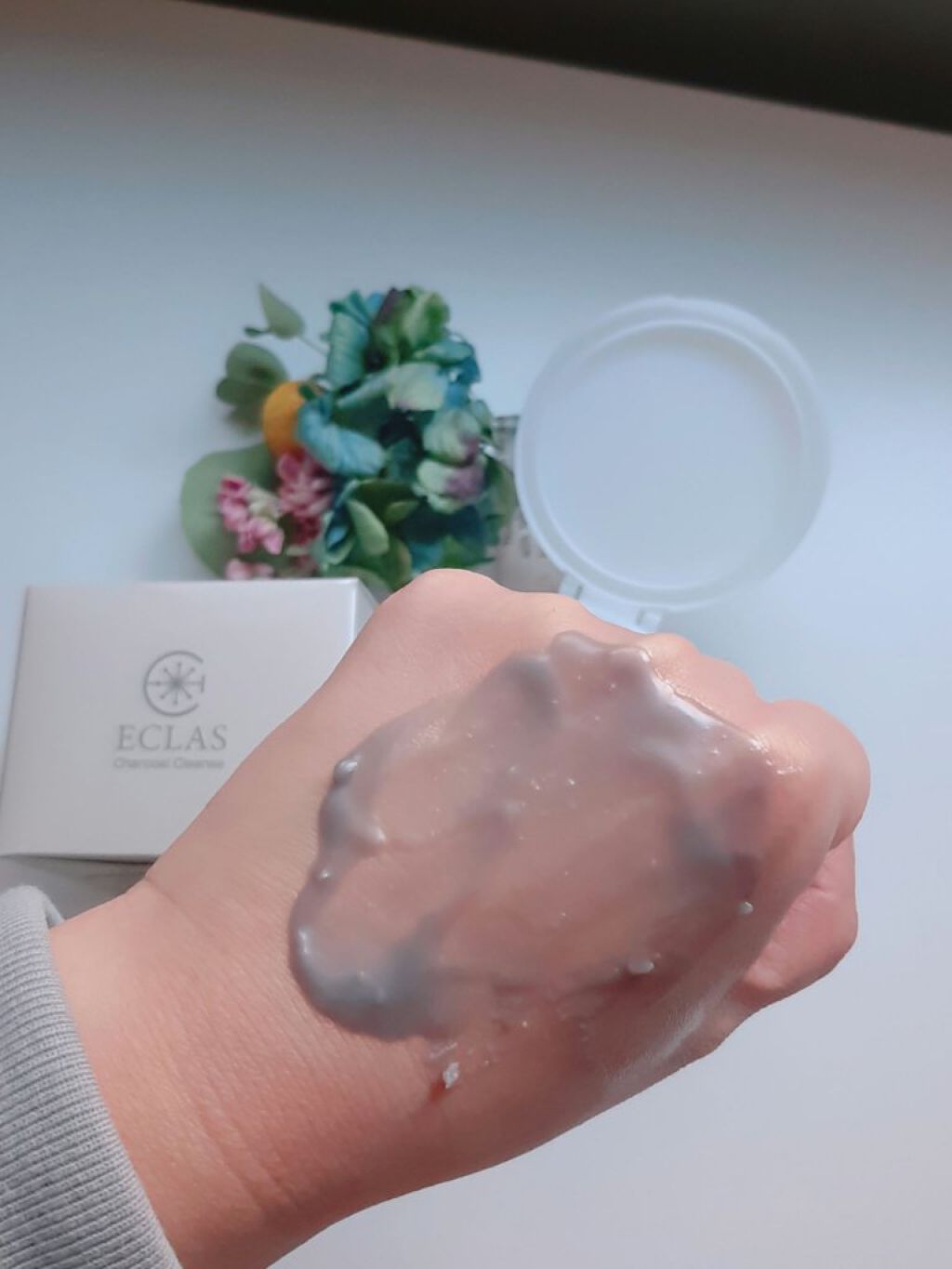 チャコールクレンズ/ECLAS/クレンジングバームを使ったクチコミ(4枚目)