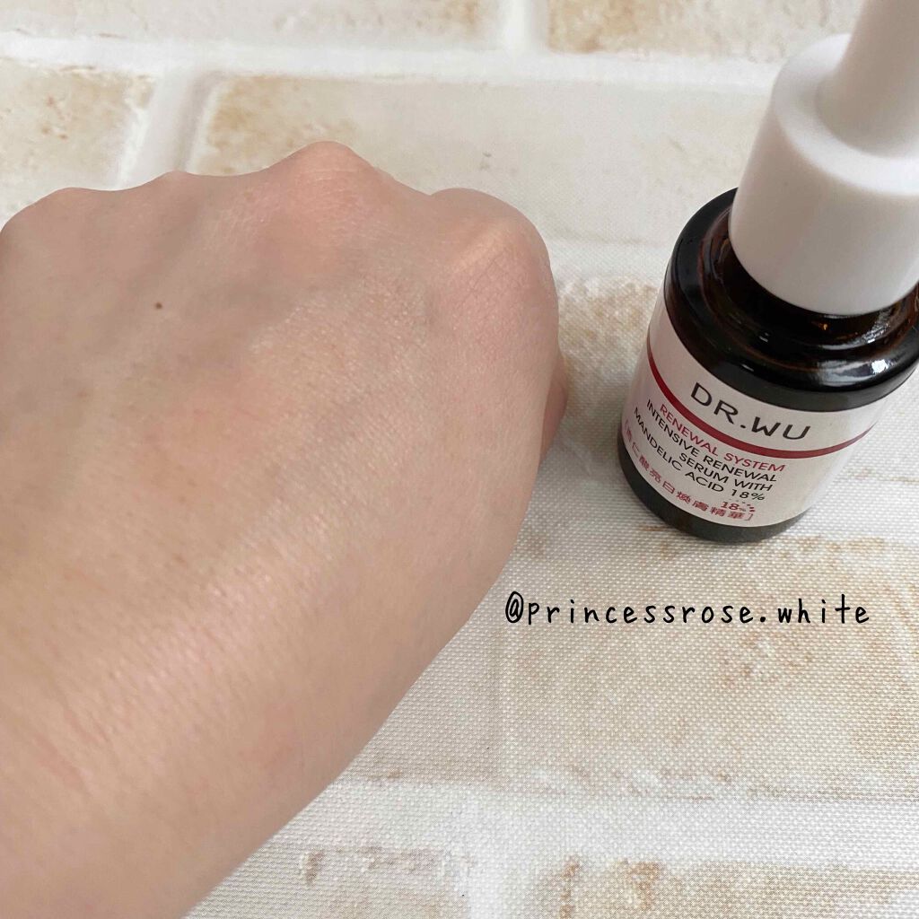 マンデリック インテンシブ 18%セラム/DR.WU/美容液を使ったクチコミ(4枚目)