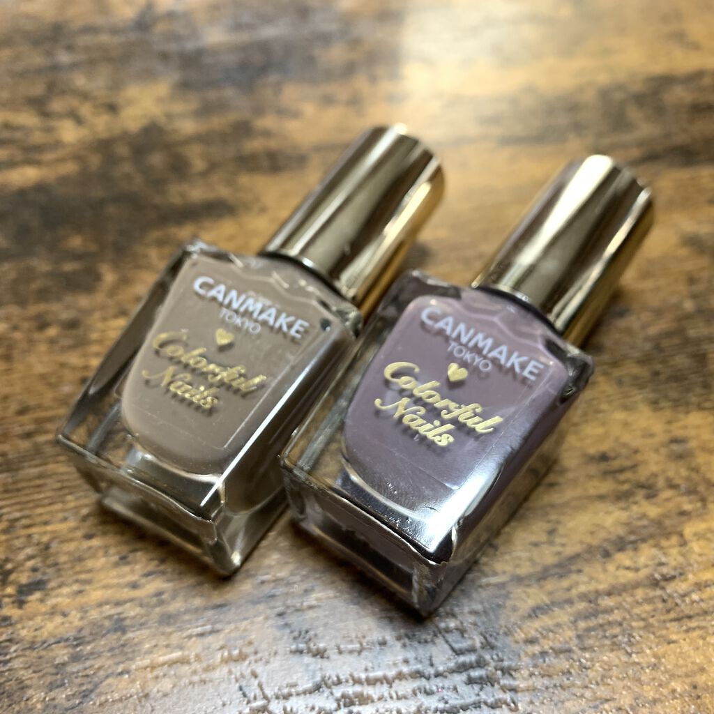 カラフルネイルズ N47 ダスキーパープル/キャンメイク/マニキュアを使ったクチコミ（3枚目）