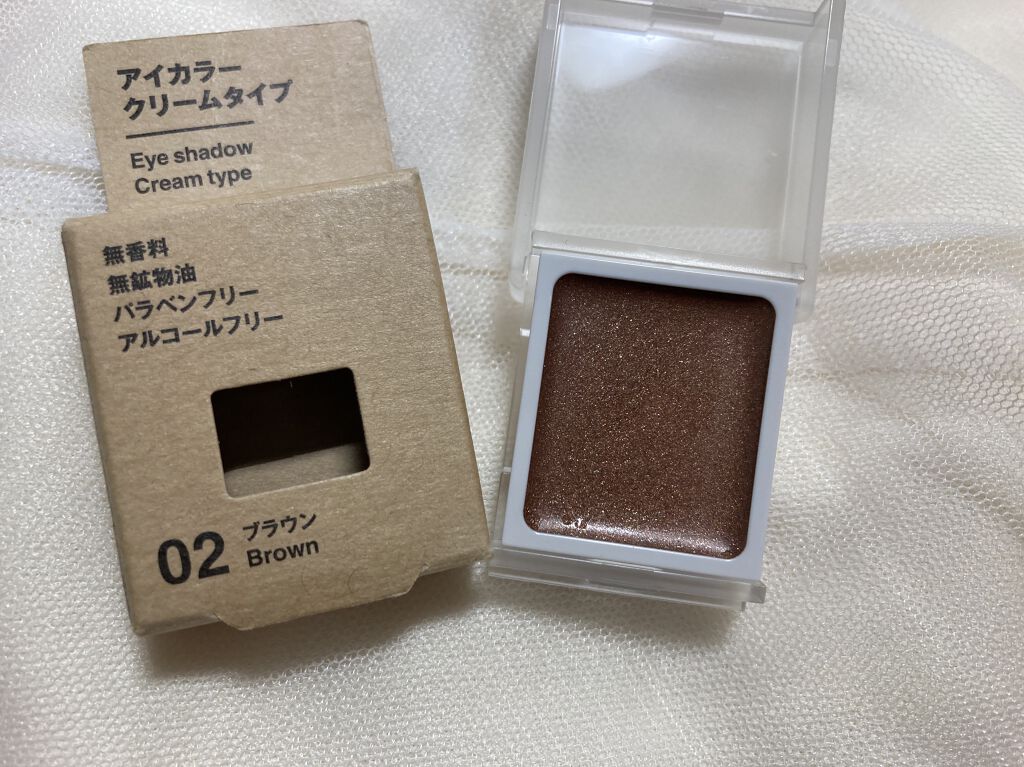 アイカラー　クリームタイプ/無印良品/ジェル・クリームアイシャドウを使ったクチコミ（2枚目）