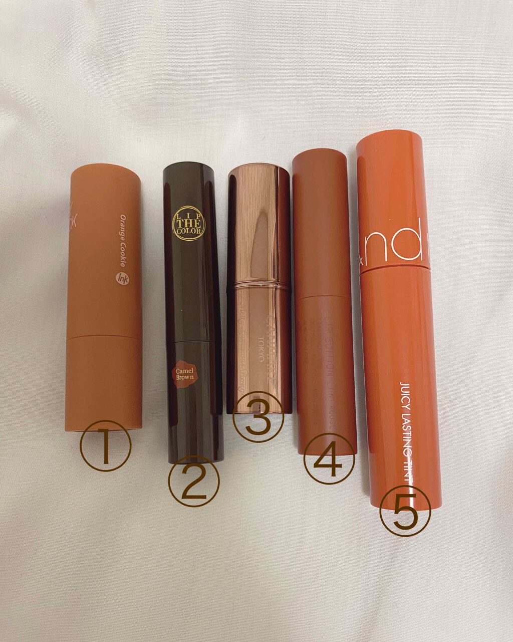 ジューシーラスティングティント/rom&nd/リップティントを使ったクチコミ（2枚目）