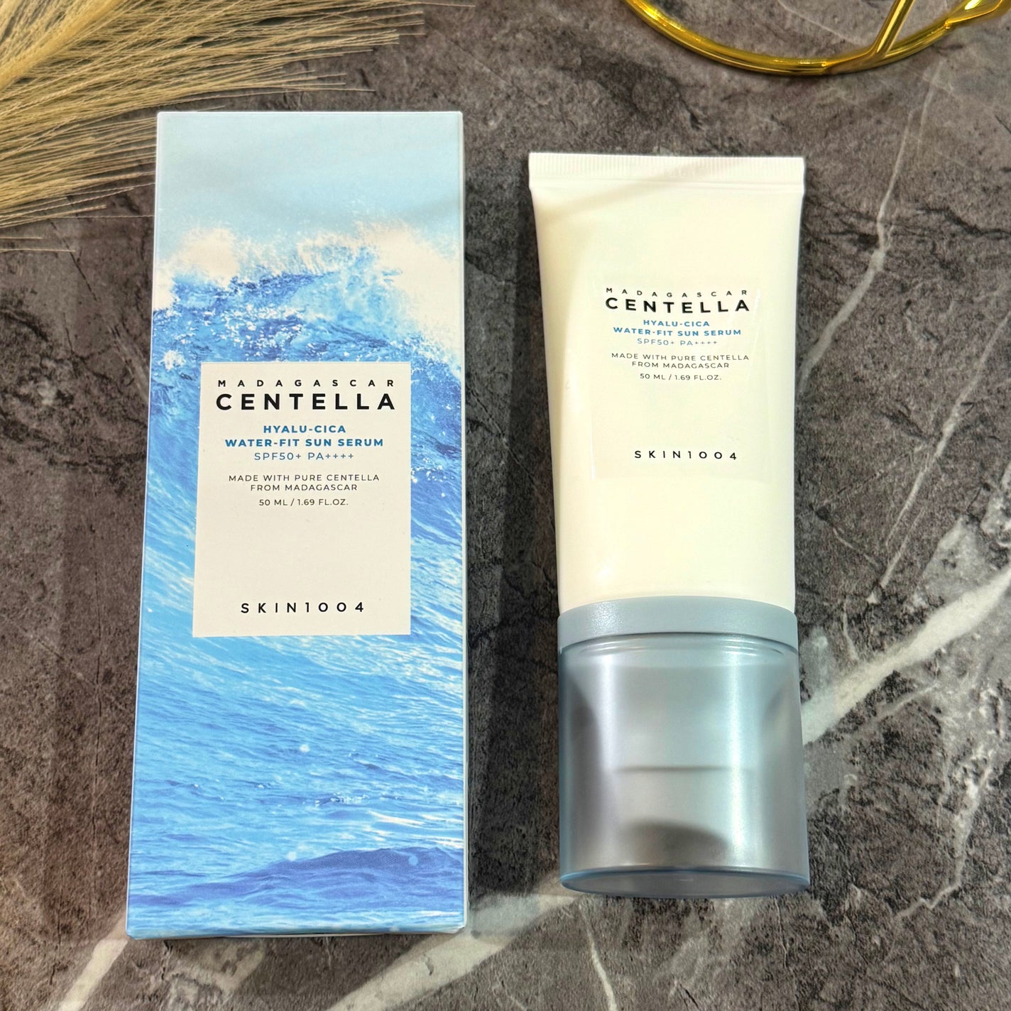 ヒアルーシカ ウォーターフィット サンセラム/SKIN1004/日焼け止めローションを使ったクチコミ(1枚目)