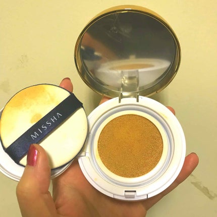 M クッション ファンデーション(モイスチャー)/MISSHA/クッションファンデーションを使ったクチコミ(3枚目)