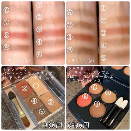 パーフェクトマルチアイズ/キャンメイク/アイシャドウパレットを使ったクチコミ(4枚目)