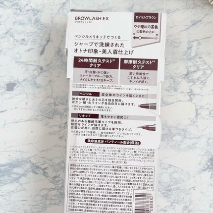 ブロウラッシュEX ウォーターストロング Wアイブロウ (ジェルペンシル&パウダー) ロイヤルブラウン/ブロウラッシュ/パウダーアイブロウの画像