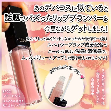 エッセンス リッププランパー/Visée/リッププランパーを使ったクチコミ(2枚目)