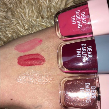 ディアダーリン ウォータージェルティント (アイスティント)/ETUDE/口紅を使ったクチコミ(2枚目)