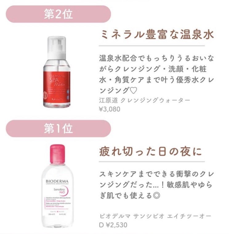 サンシビオ エイチツーオー D/ビオデルマ/クレンジングウォーターを使ったクチコミ(6枚目)