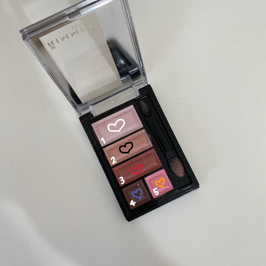 ショコラスウィート アイズ/リンメル ロンドン/アイシャドウパレットを使ったクチコミ(3枚目)