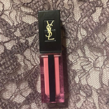 ルージュ ピュールクチュール ヴェルニ ウォーターステイン 614 ロゼ イマジェ/YVES SAINT LAURENT BEAUTE/口紅を使ったクチコミ（1枚目）