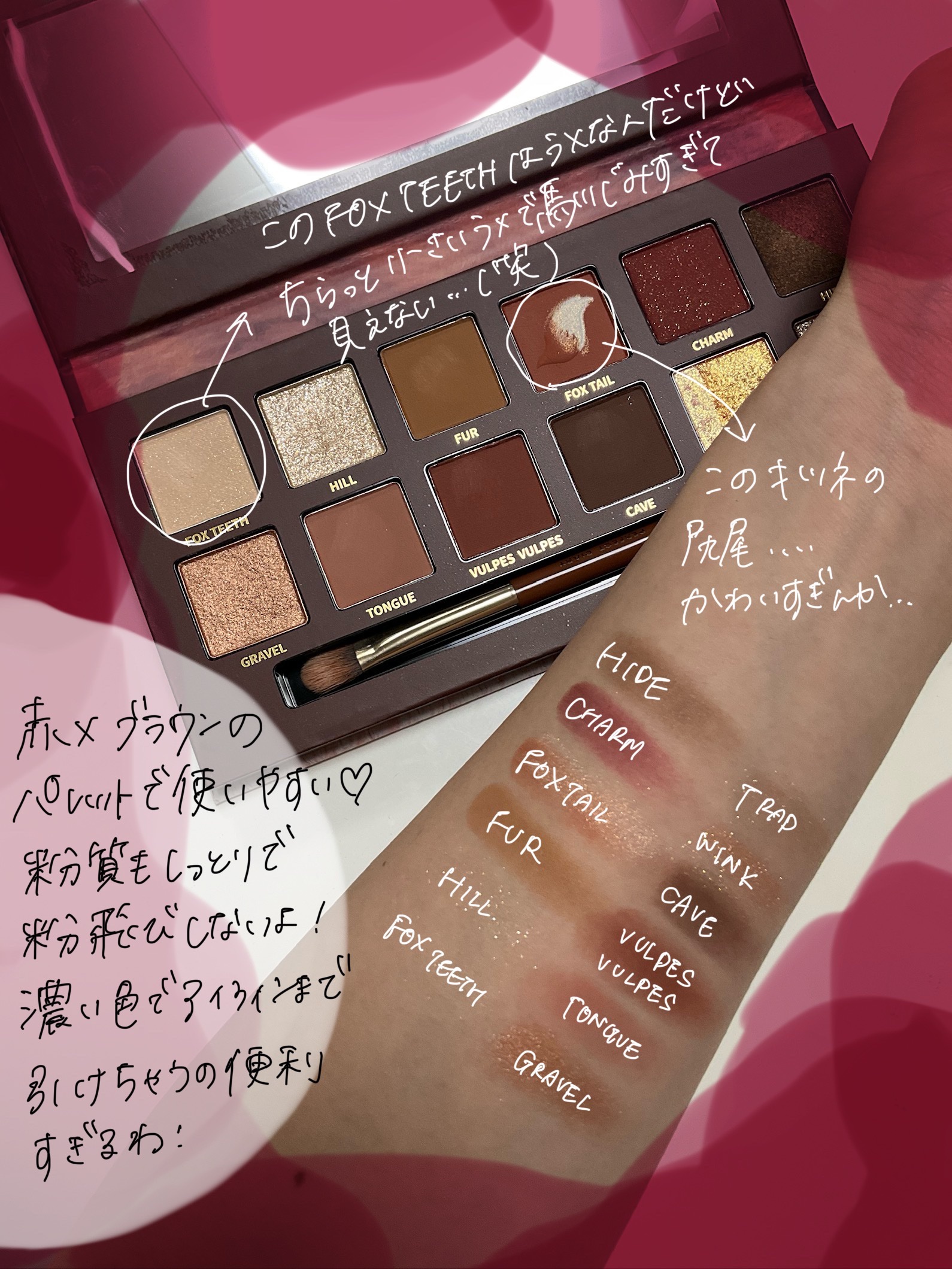 エクスプローラ12色 動物アイシャドウパレット/PERFECT DIARY/アイシャドウパレットを使ったクチコミ（3枚目）