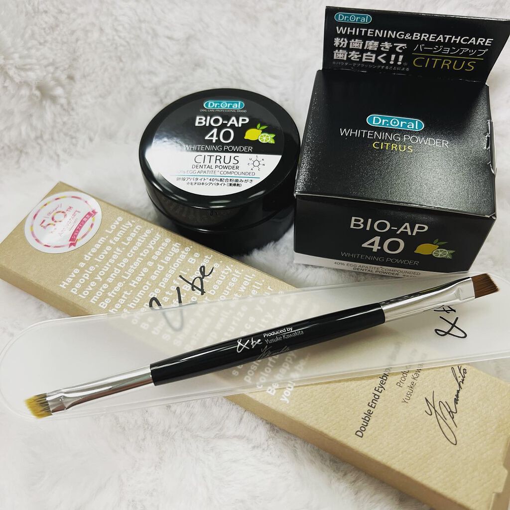 ホワイトニングパウダー シトラスL(レモン&ライム)/Dr.Oral/歯磨き粉を使ったクチコミ（2枚目）