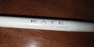 ホワイトアイライナーペンシル/KATE/ペンシルアイライナーを使ったクチコミ（2枚目）