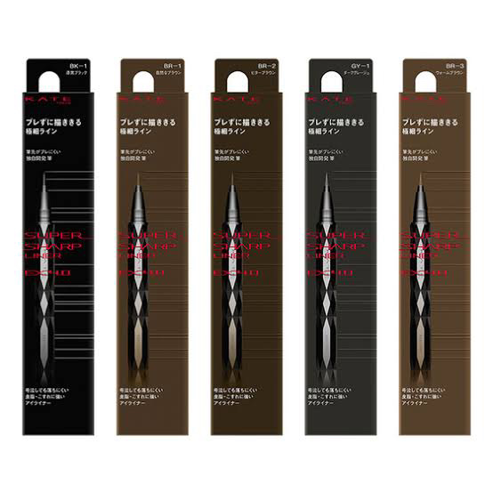 スーパーシャープライナーEX4.0 BR-1 自然なブラウン/KATE/リキッドアイライナーを使ったクチコミ（1枚目）