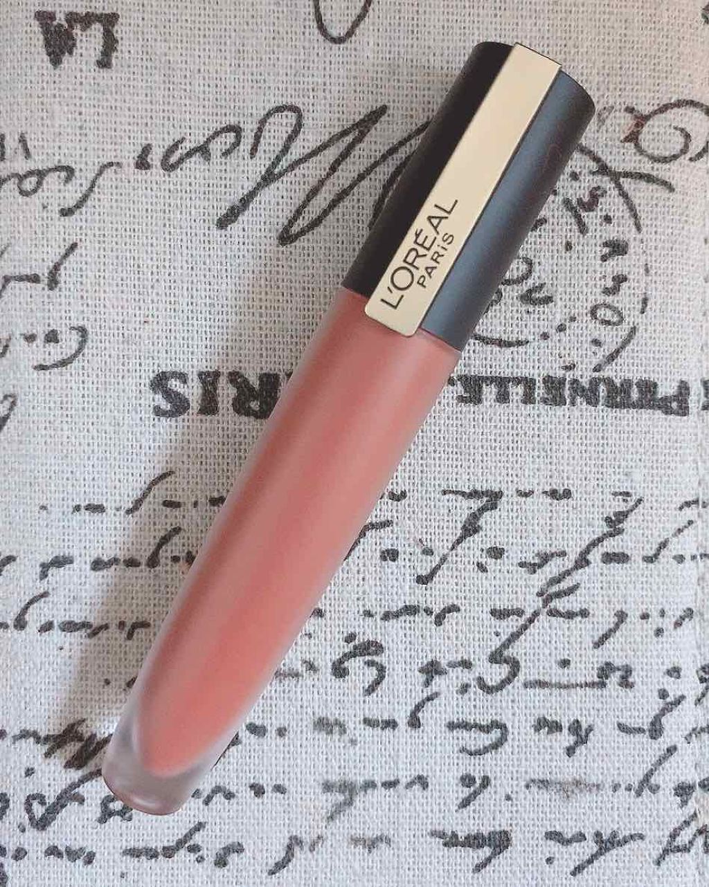 ルージュシグネチャー /ロレアル パリ/リップグロスを使ったクチコミ(2枚目)