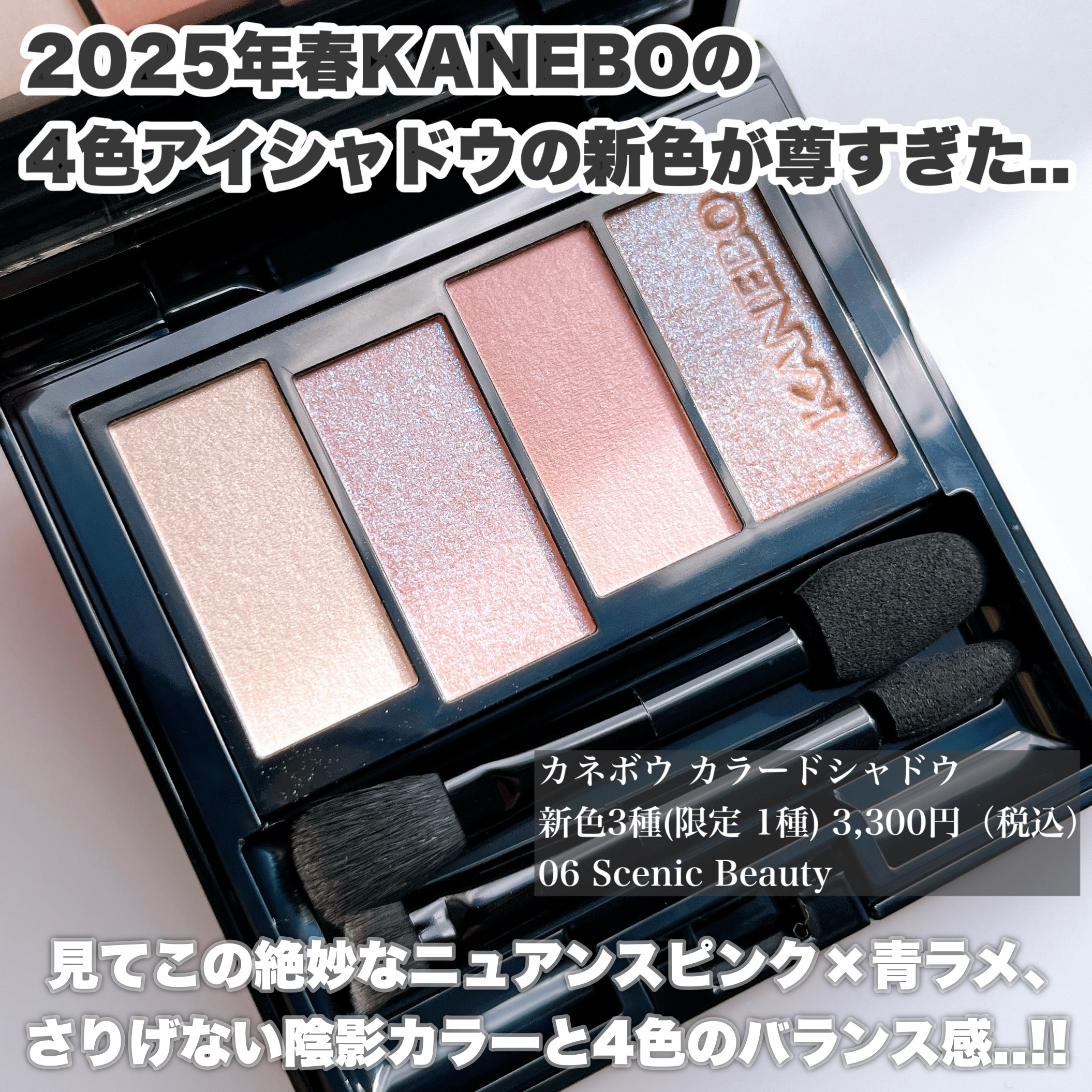 カラードシャドウ/KANEBO/アイシャドウパレットを使ったクチコミ（2枚目）