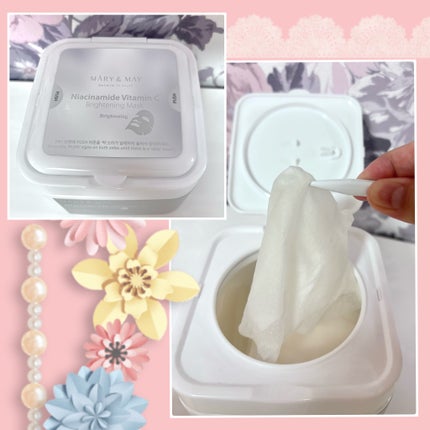 ナイアシンアミドビタミンC ブライトニングマスク/MARY&MAY/シートマスク・パックを使ったクチコミ(1枚目)