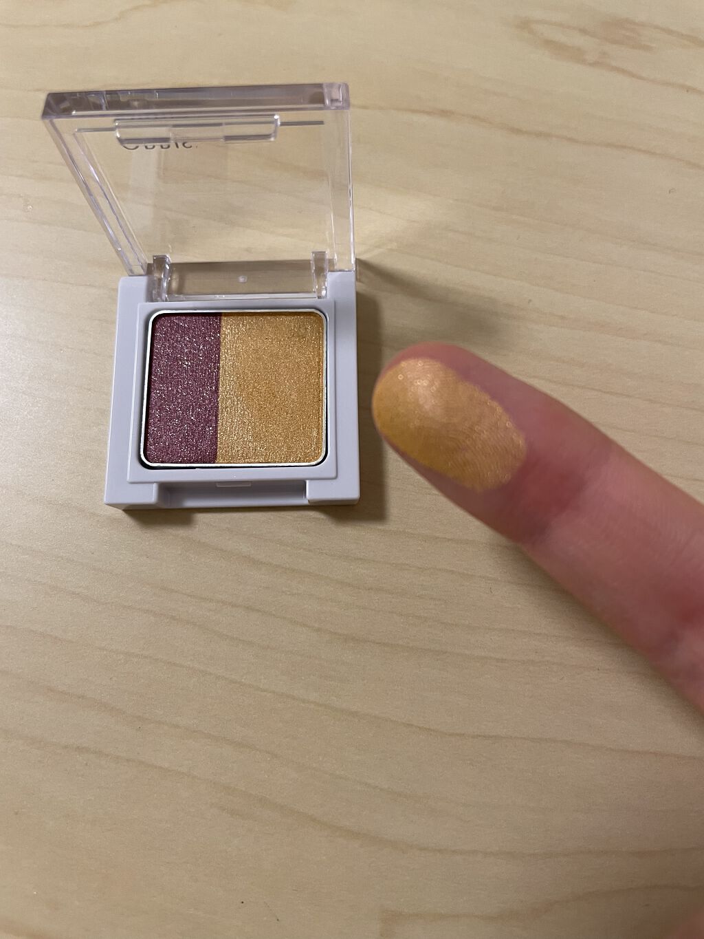 ツイングラデーションアイカラー ブリンキングシグナル(限定)/オルビス/アイシャドウパレットを使ったクチコミ（3枚目）