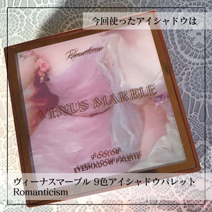 VenusMarble 9色アイシャドウパレット/Venus Marble/アイシャドウパレットを使ったクチコミ(5枚目)
