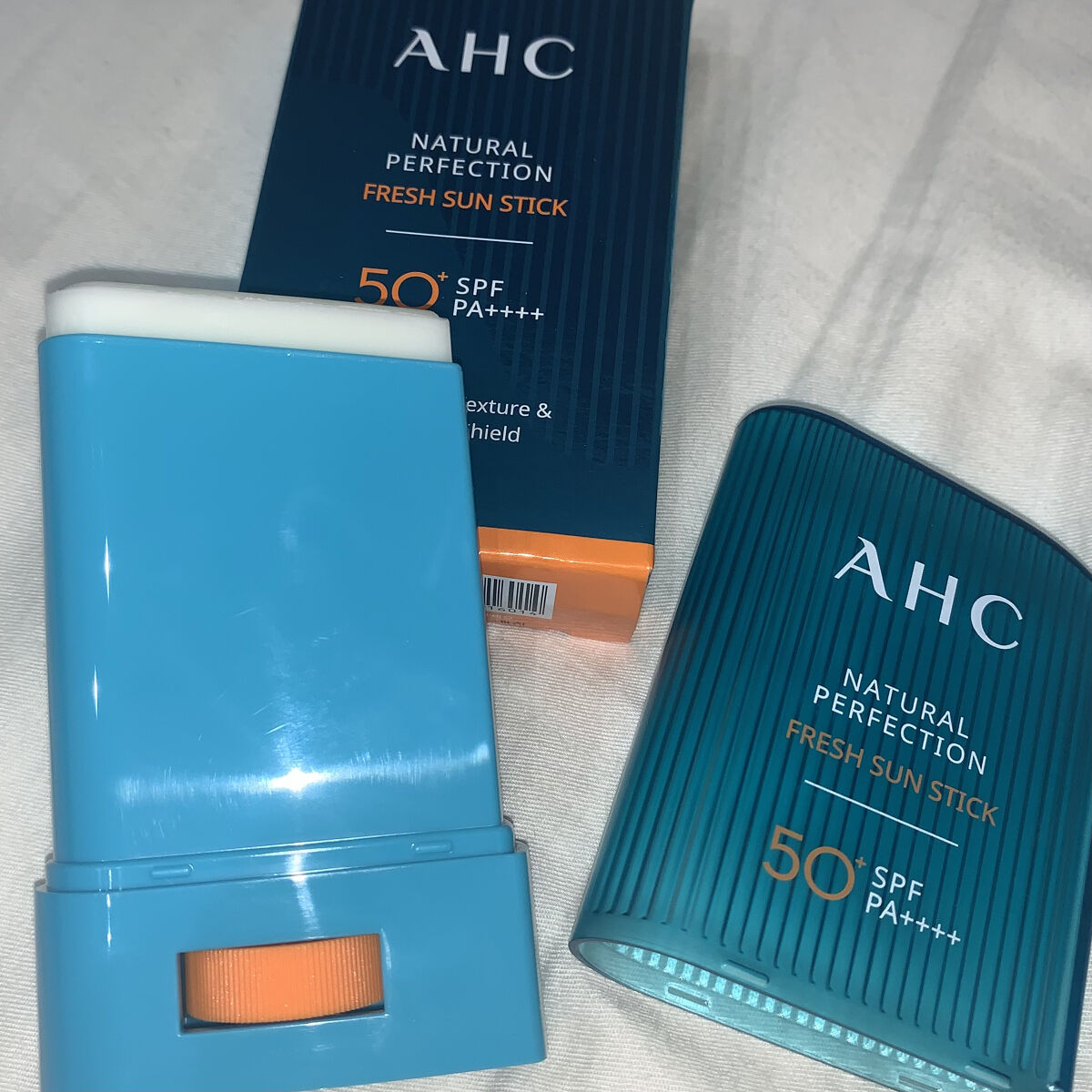  ナチュラルパーフェクションフレッシュサンスティック/AHC/日焼け止めスティックを使ったクチコミ（2枚目）