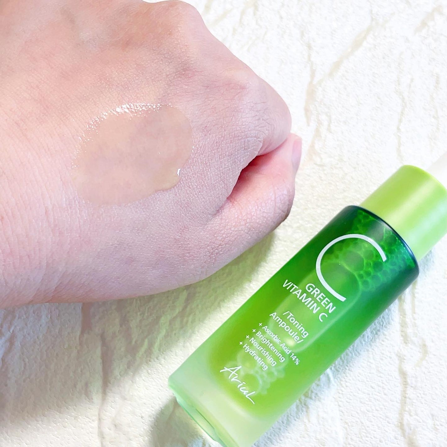アリウル グリーンビタミンC トーニングセラム(アンプル)/Ariul/美容液を使ったクチコミ(3枚目)