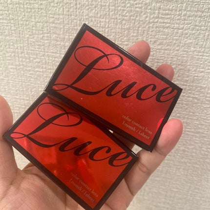 LUCE(ルーチェ)/LUCE/カラーコンタクトレンズを使ったクチコミ(1枚目)